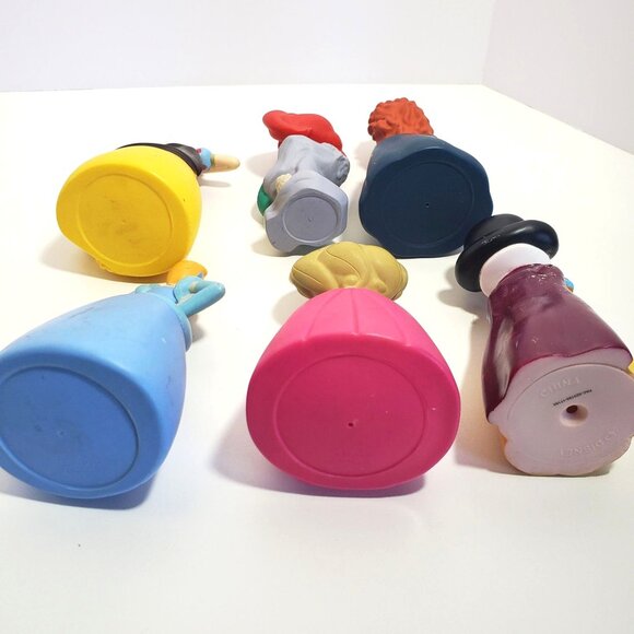 Disney Princess Vinyl 5" Figures Bath Toys Lot Merida Snow Aurora Cake Toppers - Picture 7 of 11